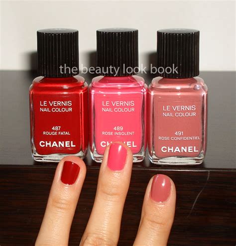 chanel le vernis 491 rose|Chanel Le Vernis: Rouge Fatal, Rose Insolent, Rose .